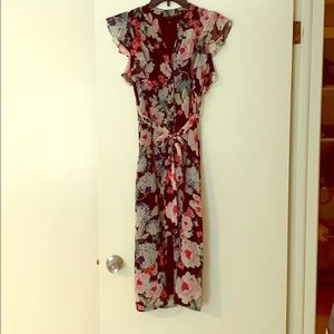 Who What Wear floral midi dress